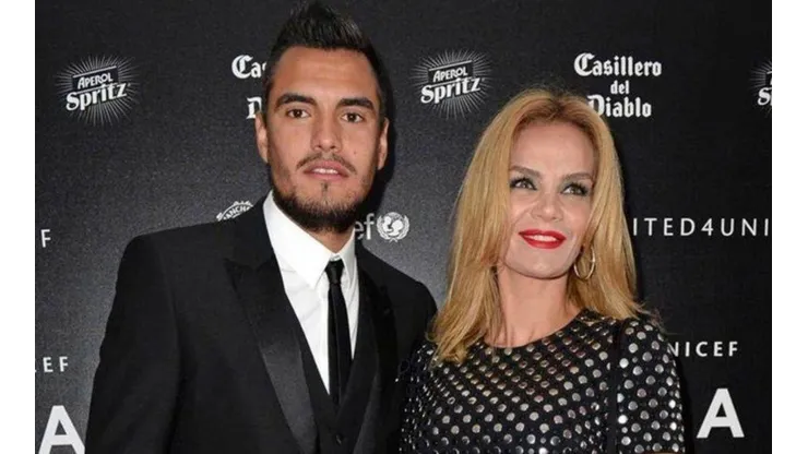 Sergio Romero y Eliana Guercio juntos.