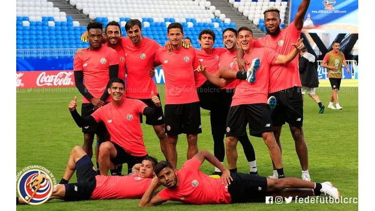 Los ticos se divirtieron durante la sesión recreativa de reconocimiento al estadio de Samara