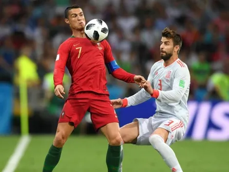 ¡En llamas! Piqué cargó con todo contra Cristiano