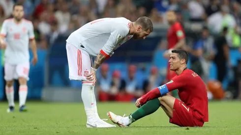 Ramos y Ronaldo son compañeros en el Real Madrid