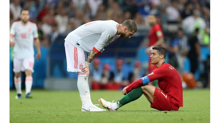 Ramos y Ronaldo son compañeros en el Real Madrid
