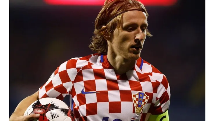 Modric, titular de la selleción de Croacia
