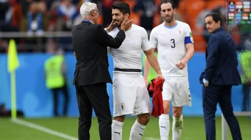 Luis Suárez no tuvo un buen partido ante Egipto.