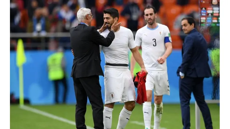 Luis Suárez no tuvo un buen partido ante Egipto.
