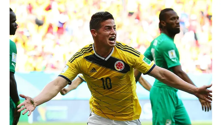James Rodríguez se recupera de su molestia muscular en Rusia.