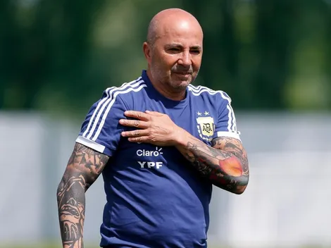 Sampaoli: "Elegimos a Caballero porque con él tuvimos un mayor tiempo de trabajo"