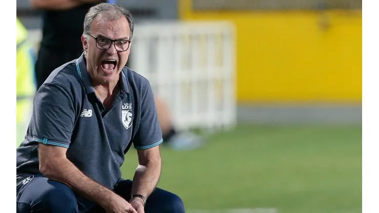Bielsa en el Lille, su último club.