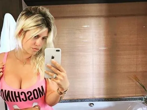 ¿Metió photoshop? Wanda se puso un vestido ajustado y se le marcó todo