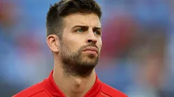 Foto de Gerard Piqué con la Selección de España