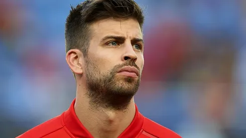 Foto de Gerard Piqué con la Selección de España