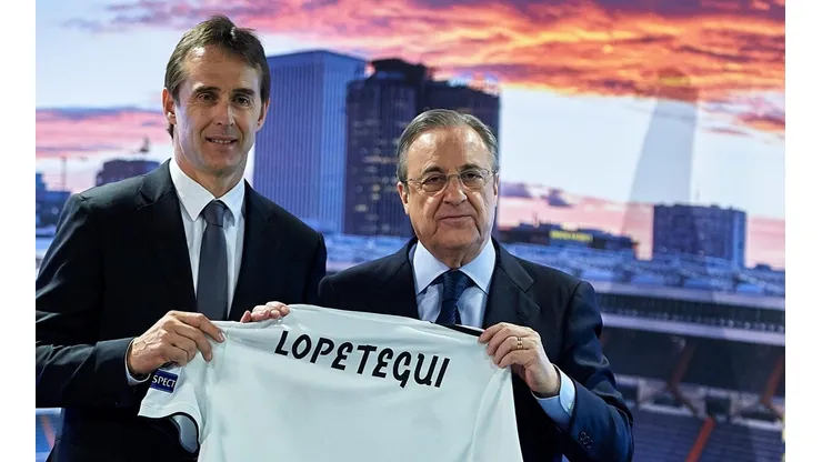 YA ES MERENGUE. Lopetegui se viste de blanco.