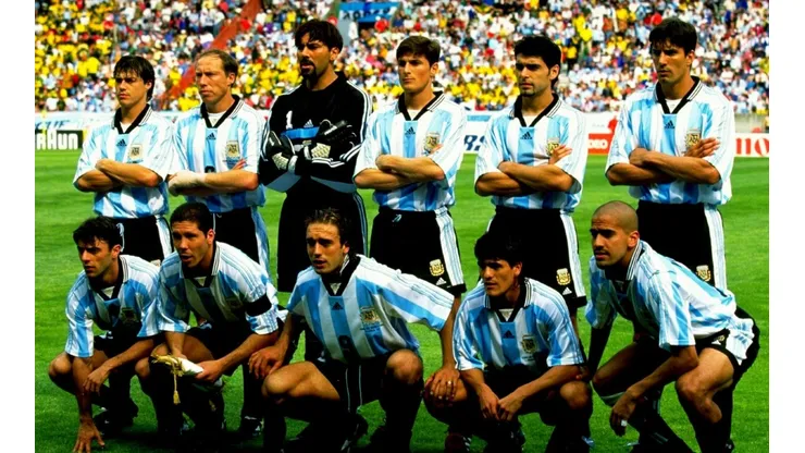 El equipo de Argentina en Francia 1998