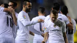 Chéryshev grita su gol ante el Cadiz, partido que terminó siendo un calvario para el Real Madrid