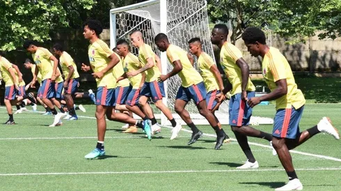 Foto de los jugadores de la Selección Colombia