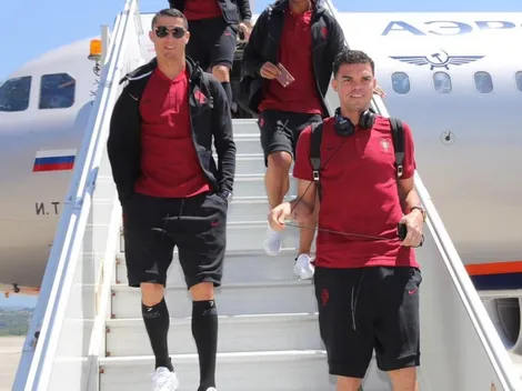 Portugal llegó a Sochi con un fachero Cristiano a la cabeza