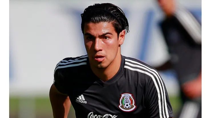 Érick Gutiérrez entrenando.