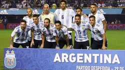 LA ILUSIÓN ALBICELESTE. El once titular de Argentina ante Haití en el último amistoso antes de Rusia 2018 (Foto: Getty).
