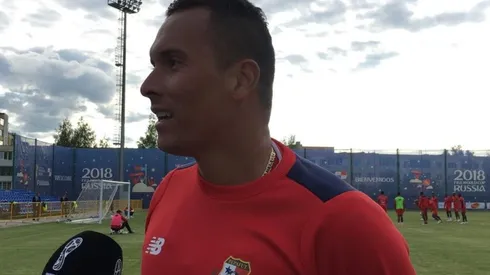 Blas Pérez fue quien se mostró más ilusionado con la posibilidad de anotar en Rusia