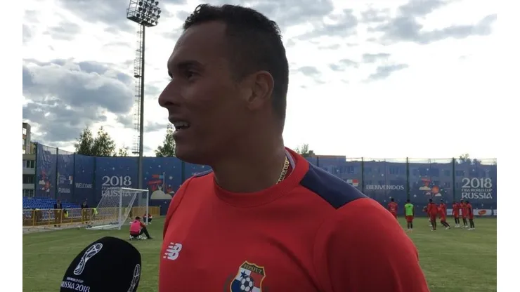 Blas Pérez fue quien se mostró más ilusionado con la posibilidad de anotar en Rusia