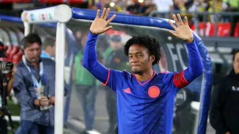 Cuadrado ya se imagina festejando un gol con la Selección Colombia.