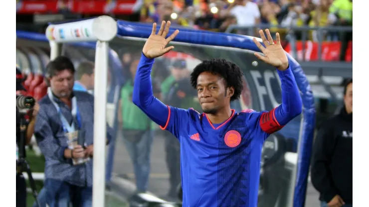 Cuadrado ya se imagina festejando un gol con la Selección Colombia.
