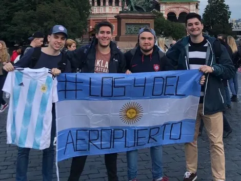 #Los4DelAeropuerto: La increíble historia de los argentinos que se colaron en el aeropuerto de Moscú
