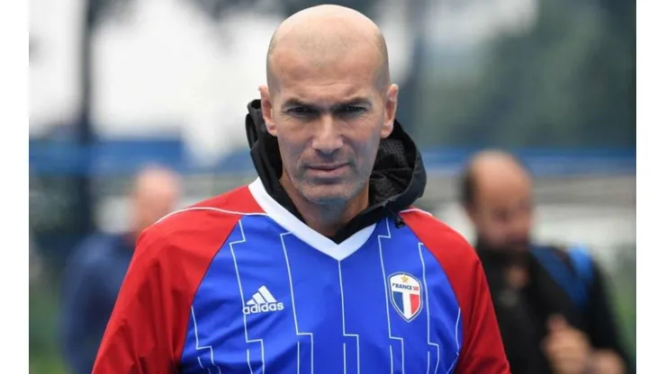 EL MAGO. Zinedine Zidane antes del partido de leyendas con Francia.