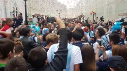 Fiesta argentina en pleno Rusia