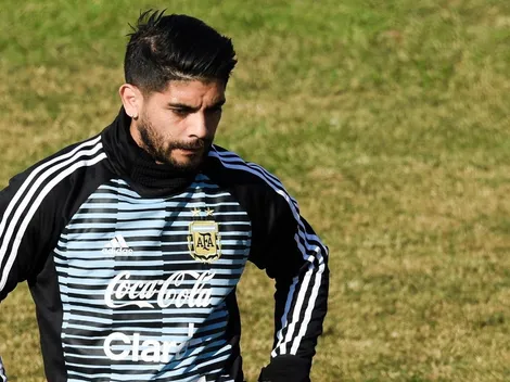Banega volvió a entrenar diferenciado y completó ocho días al margen