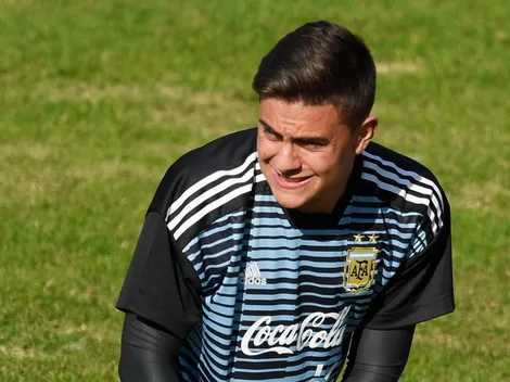 Tres de tres. Dybala no le dio ninguna chance a Caballero