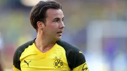 Mario Götze con la camiseta de Borussia Dortmund.