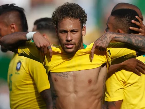 Neymar hizo un desparramo en la goleada de Brasil sobre Austria