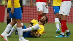 A Neymar le pegaron duro y se calentó el amistoso entre Brasil y Austria