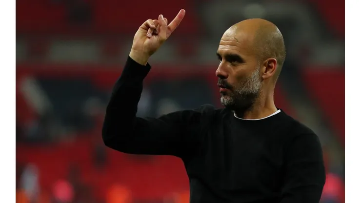 Foto de Pep Guardiola, entrenador de Manchester City.