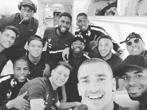 ¡Lleno de confianza! La foto de Griezmann rumbo a Rusia