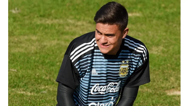 Dybala en el entrenamiento de Argentina