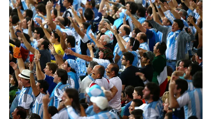 La hinchada de Argentina está lista para el Mundial