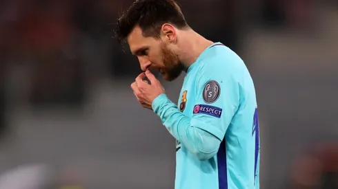 Messi atravesó momentos duros con el Barcelona