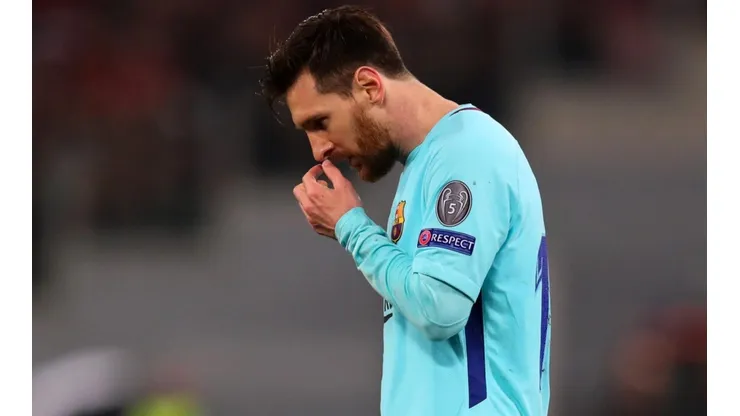 Messi atravesó momentos duros con el Barcelona