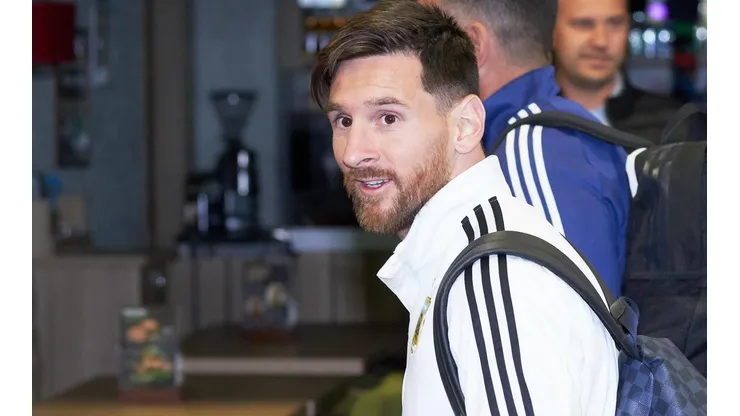 Messi ya está en Rusia