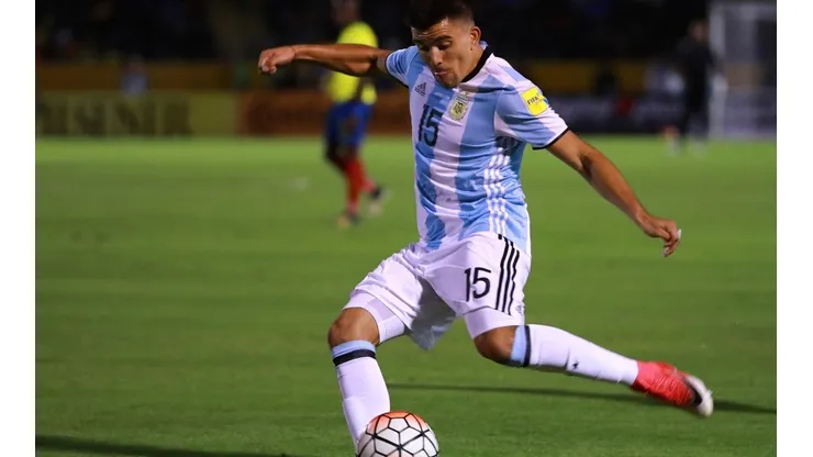 Marcos Acuña en la Selección Argentina.