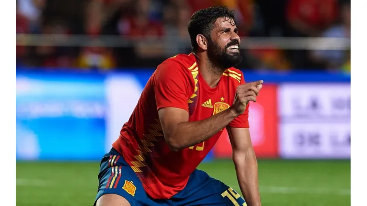 Foto de Diego Costa, jugador de la Selección de España.