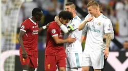 Foto de Salah con Sergio Ramos.