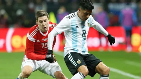 Foto de Enzo Pérez, jugador de la Selección Argentina