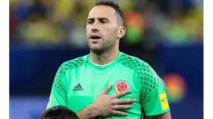 David Ospina se mostró conmovido por la lesión de su compañero Frank Fabra.