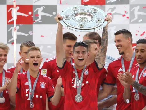 Bayern Múnich y un emotivo homenaje a James