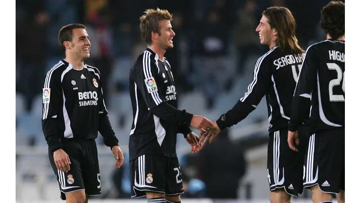 Fabio Cannavaro y Sergio Ramos fueron compañeros por cuatro años en el Real Madrid.