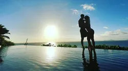 Foto de Mauro Icardi con Wanda Nara.