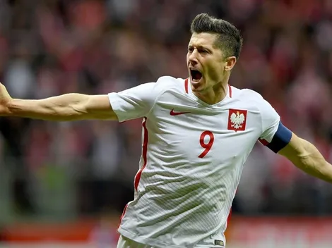 Bombazo al ángulo: Lewandowski le rompió el arco a Chile