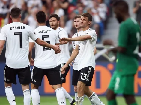 Alemania superó sin inconvenientes a una débil Arabia Saudita